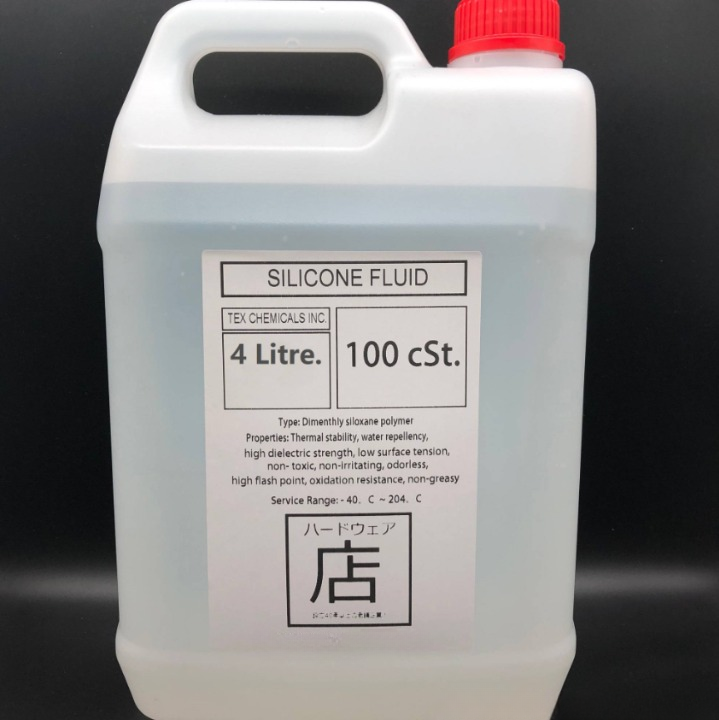 SILICONE OIL 10/50/100/350/500/1000 CST 4L SILICONE FLUID