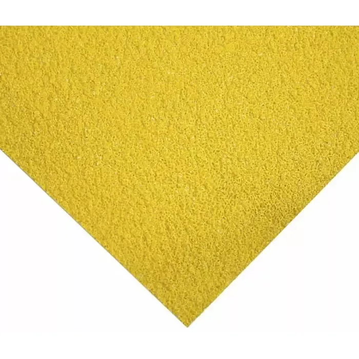 Others *RS PRO Yellow Anti-Slip Flooring Glass Fibre Reinforced Plastic, Silicone Carbide Mat, Grit Finish 1.2m x 0.8m x 5mm
