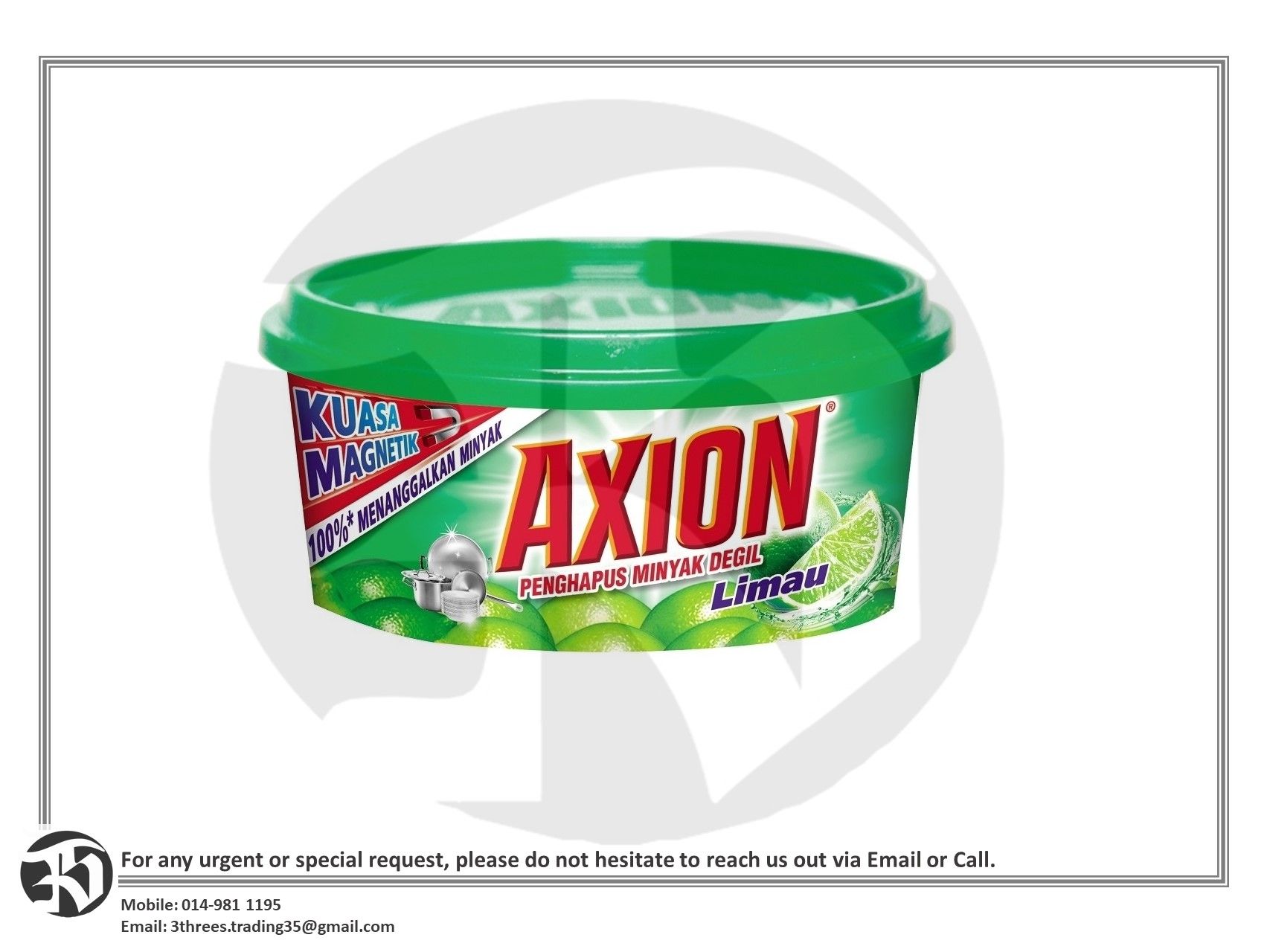 Axion Dishwashing Paste Tub (325gm)