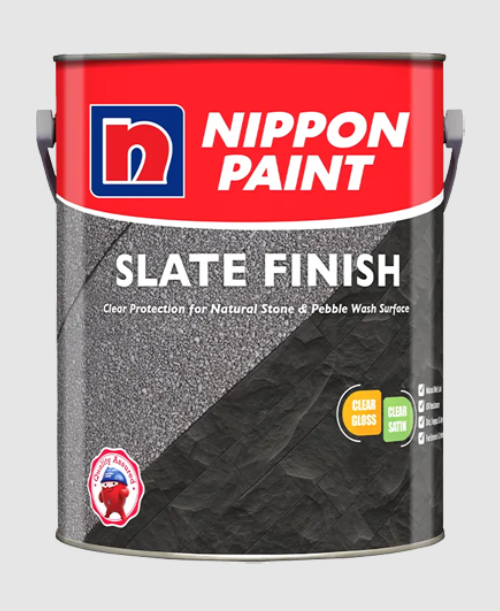 NIPPON PAINT SLATE FINISH (GLOSS / SATIN) (5 LITRE)