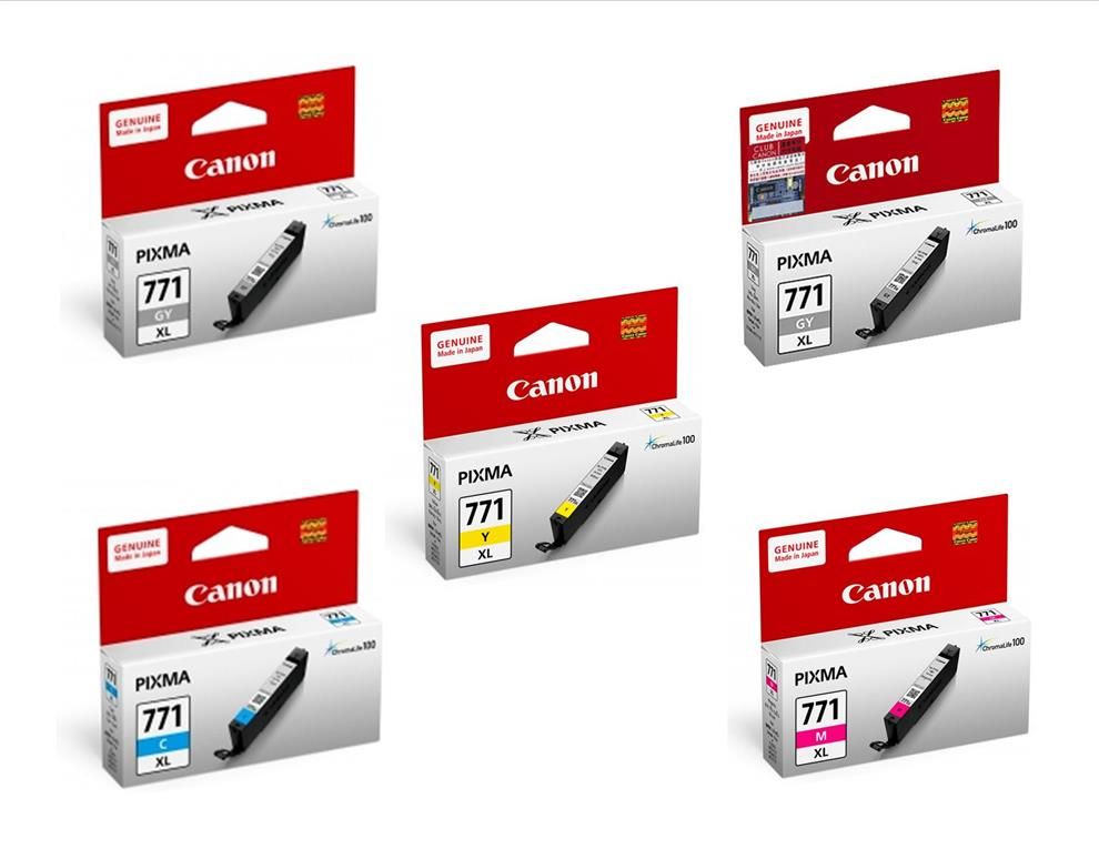 Canon Ink Cartridge CLI-771 XL Yellow 10.8ml