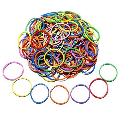 RUBBER BAND 2" COLOURFUL (200 GMS)