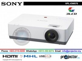 SONY VPL-EW575 WXGA 4300 LUMENS PROJECTOR