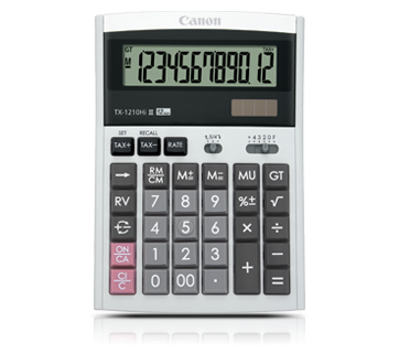 CANON CALCULATOR TX-1210 HI | 12 DIGITS