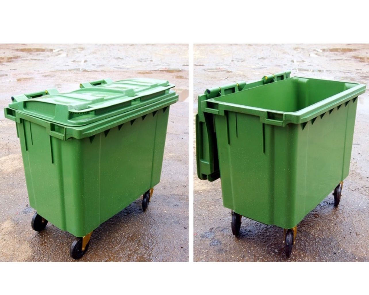NA Tong Sampah 660L 4 roda / Mobile Garbage