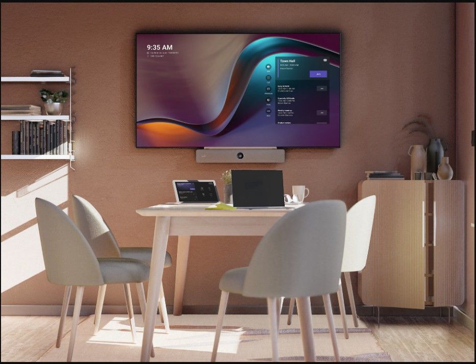 Cisco Webex Room Bar c/w 65" Display & Mobile Stand