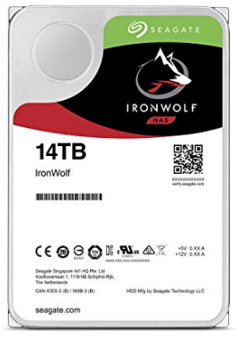 Genuine Malaysia Seagate Warranty - IRONWOLF SEAGATE 3.5" NAS 14TB Internal Hard Disk
