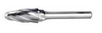 Temo Carbide Burr - F1225 DLC Aluma Cut Round Tree