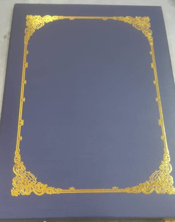 Certificate Holder (PVC)