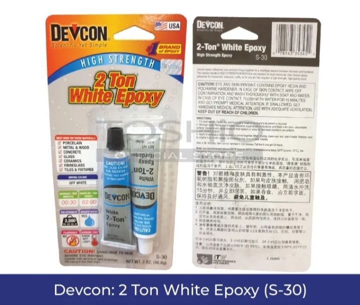 2TONE WHITE EPOXY( DEVCON) OCHA 2TONE WHITE EPOXY( DEVCON)