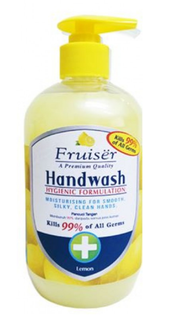 Fruiser Moisturising Hand Wash Lemon 500ml