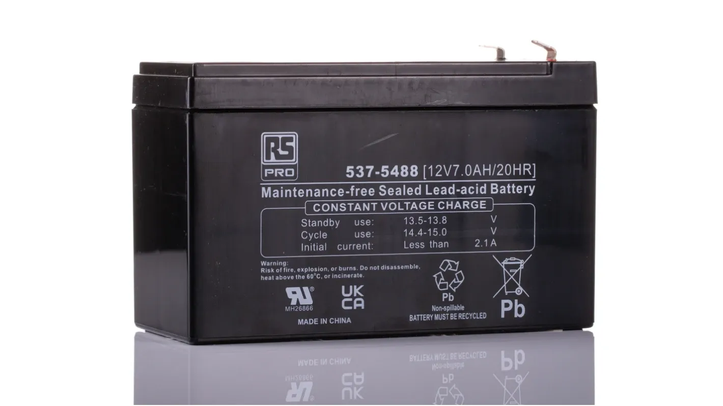 12V/7AH maintenance free battery