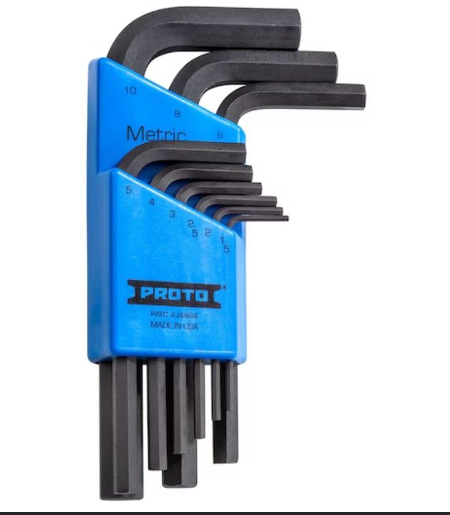 PROTO Metric Hex Key Set (9 pc.)