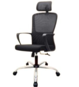 Ergonomic High Back Mesh Chair / MODEL : UP698 / Office Chair / Black Mesh / Choreme leg