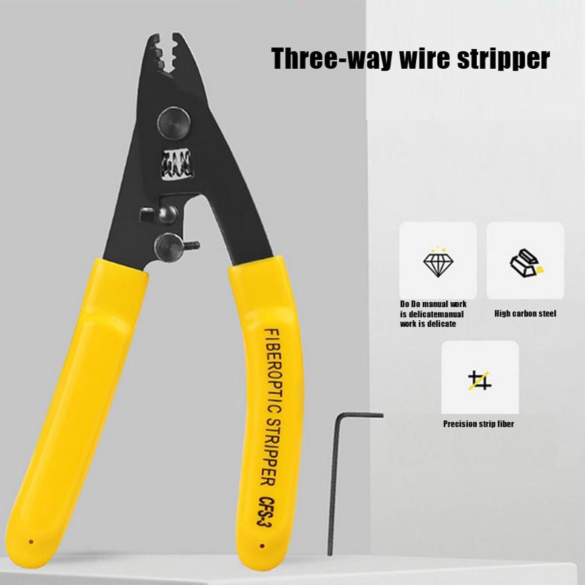 Fiber Optic Stripper 3 holes CFS-3
