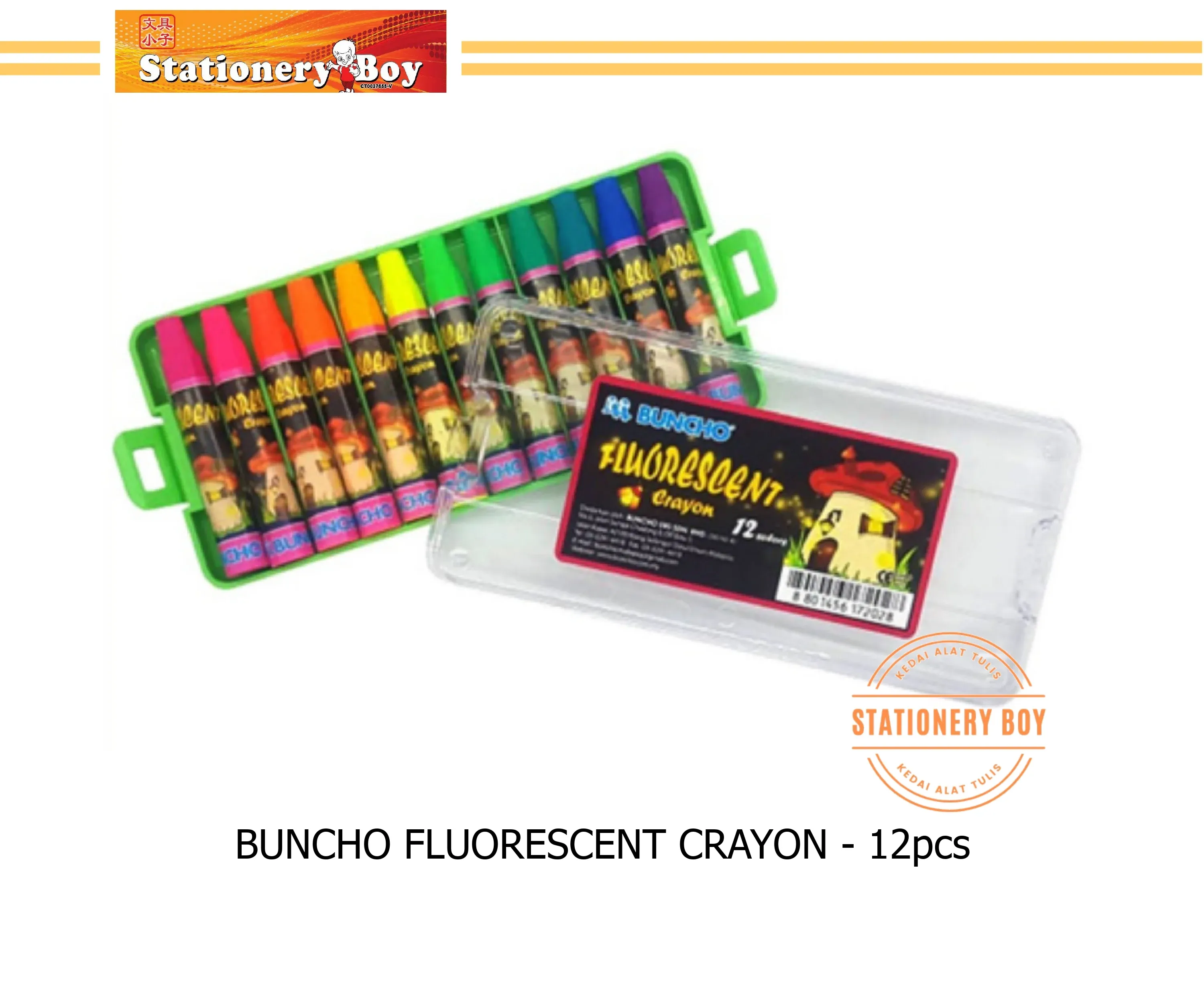 BUNCHO Fluorescent Crayon / Krayon