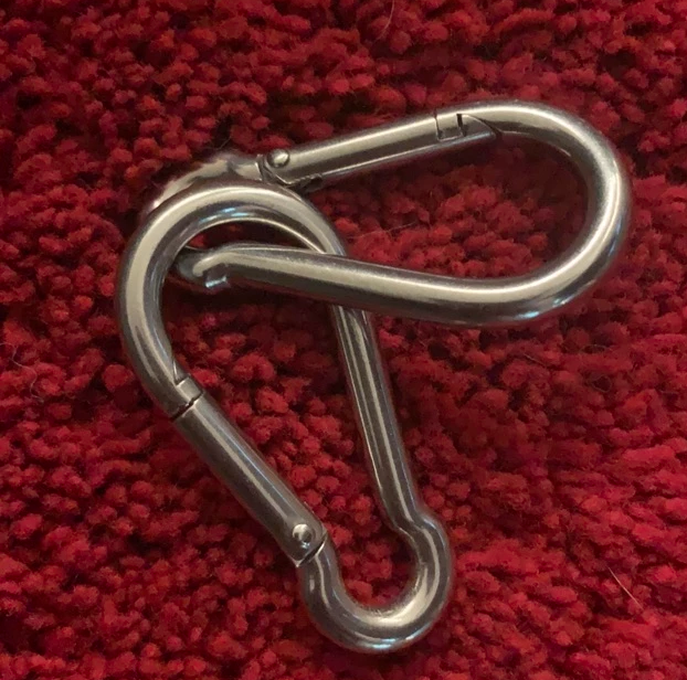304 STAINLESS STEEL CARABINER AUTO LOCK M6*60MM - M12*140MM
