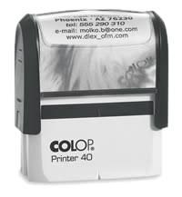 COLOP Self-Inking Text Stamp C40 59mm x 23mm