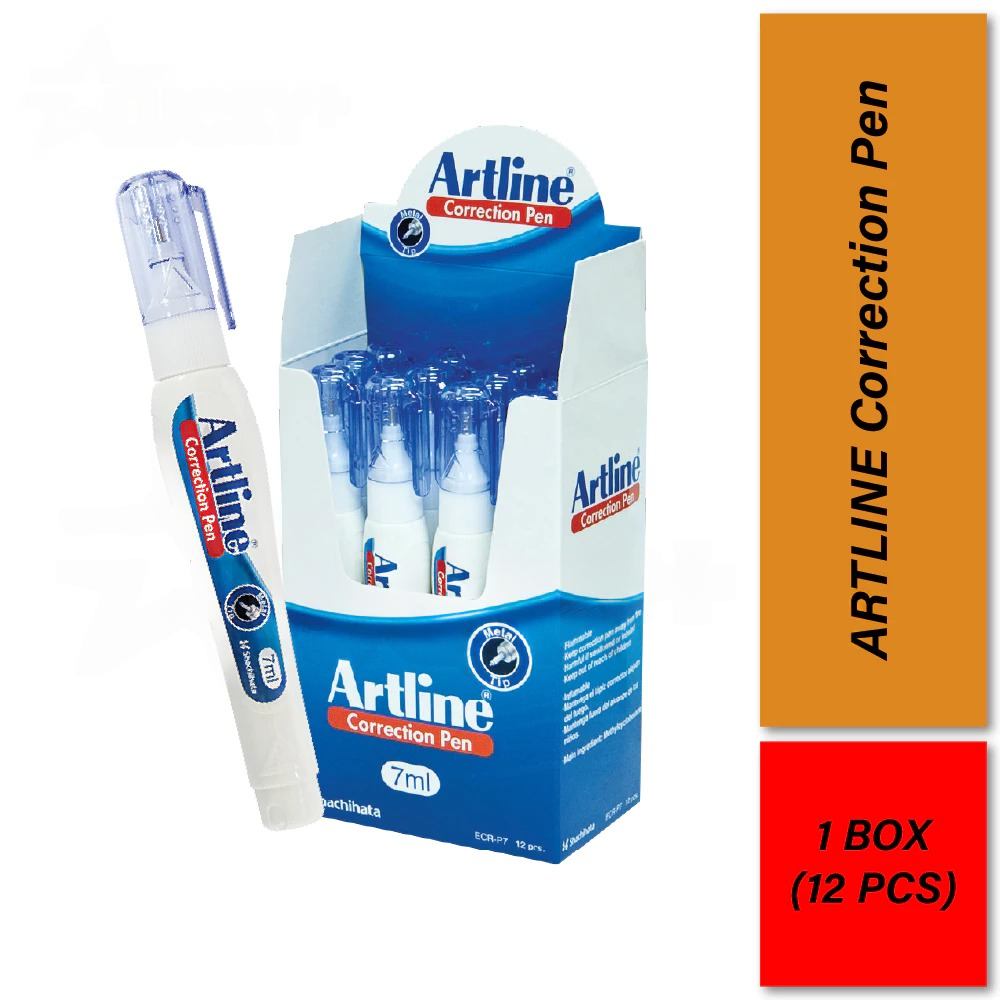 Artline Correction Pen 7ml (12pcs/Box)
