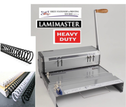 Lamimaster Heavy Duty Coil/Spiral Binding Machine (CM-06)-350 sheets