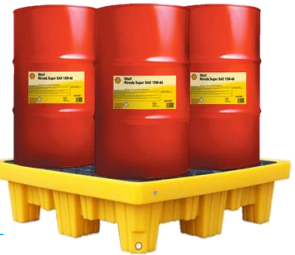 4-DRUM SPILL CONTAINMENT PALLET WITH DRAIN