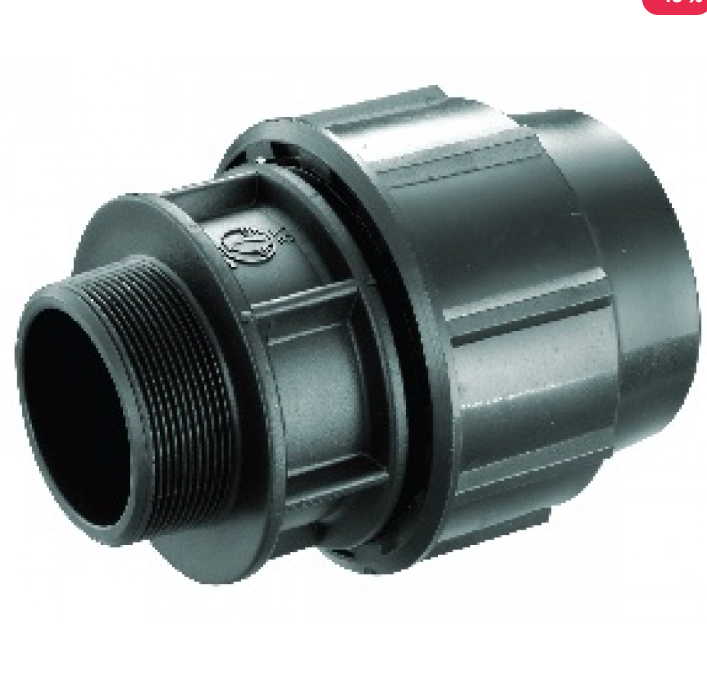 *HDPE Poly Fittings Male Threaded Adaptor 50mm x 1 1/2"