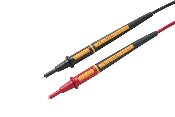 Fluke TL175 TL175-HV Tl175-hv,cat Iii 1500 V, Twistguard Test Leads, 2mm Dia Probe Tips