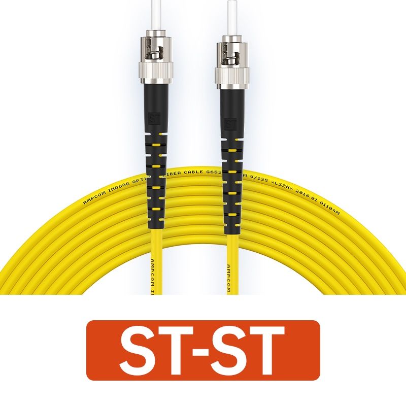 Fiber Optic Patch Cord ST/UPC - ST/UPC (Singlemode) -3 Meter