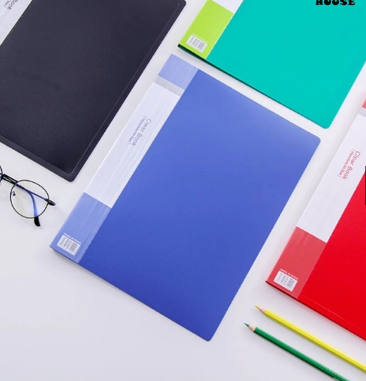 A4 CLEAR HOLDER FILE 20 & 30 POCKETS