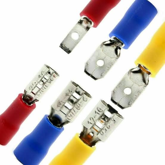 MALCOLM1 Electrical Crimp Terminal 50PCS Female Male Electrical Wiring Connector Electronic (50pCS)