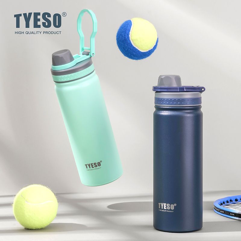 Tyeso 530ML Vacuum Flask Insulated Tumbler Green (Free Premium Bag)