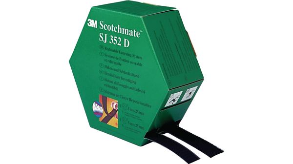 NA 3M Black Velcro Tape [25mm x 5m]