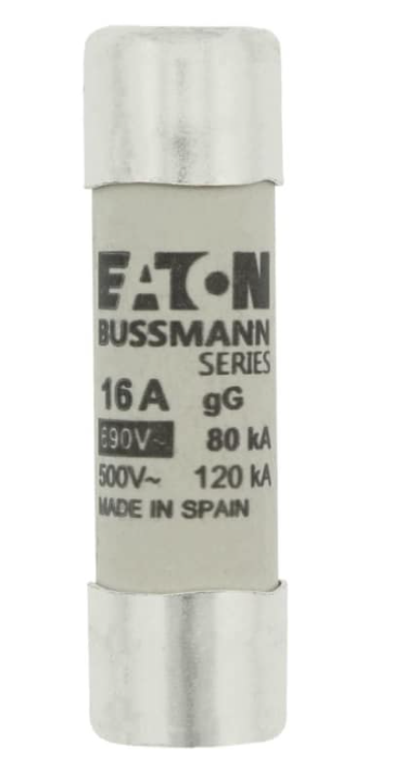 *Eaton Bussmann Cylindrical Fuse – 16A, 500VAC, gL/gG Type C10G16