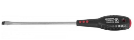 JONNESWAY FULL STAR SCREWDRIVER, SIZE: 6.5 X 150 (1/4" X 6")