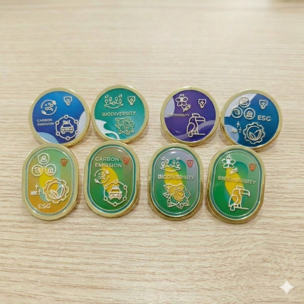 OEM Collar Pin Epoxy 19mm Custom Design