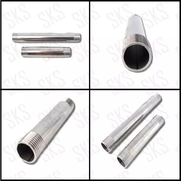 OEM Stainless Steel 304 Threaded Pipe End Connectors Adaptor Fitting Extension 1/2” (4" To 40")