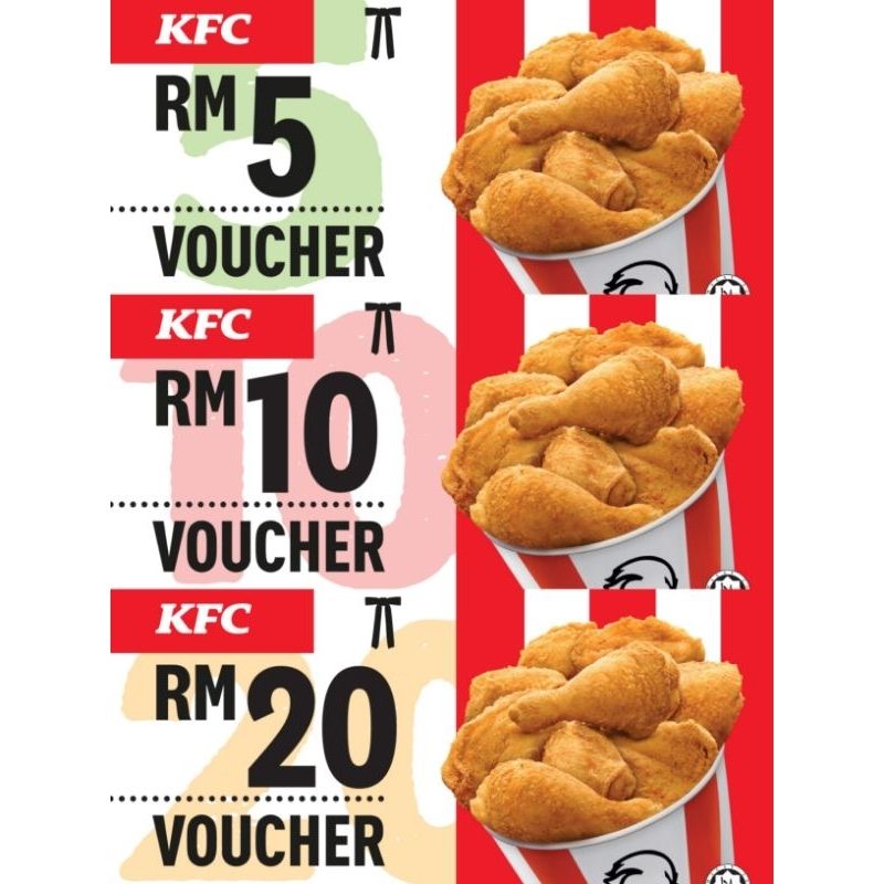 KFC Physical Meal Voucher