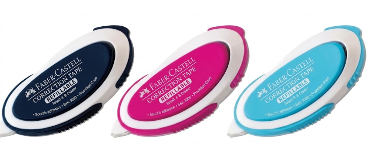 Faber Castell 5mmx6m Correction Tape + Refill