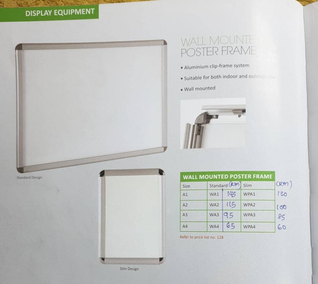 Wall Mounted Poster Frame