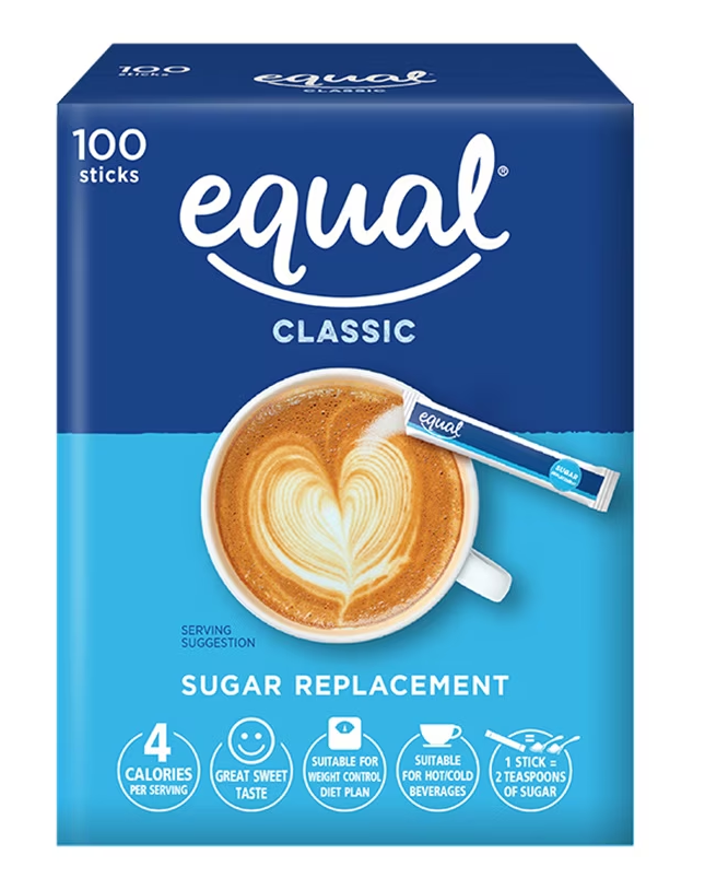 Equal Classic Sweetener Sticks 100s