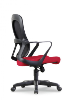 OEM IS EVERTON E9 MAROON HIGHBACK MESH CHAIR