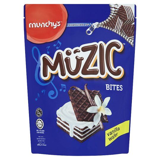 (Loose Pack) Muzic Vanilla Wafer Bites 180 g