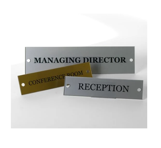 Custom Acrylic Office Sign (25cm x 10cm)