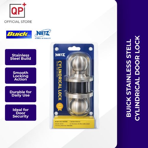 BUICK STAINLESS STELL CYLINDRICAL LOCK DOOR LOCK WITH 60MM DOOR 3871SS l TOMBOL PINTU l 门把手-ZOREX