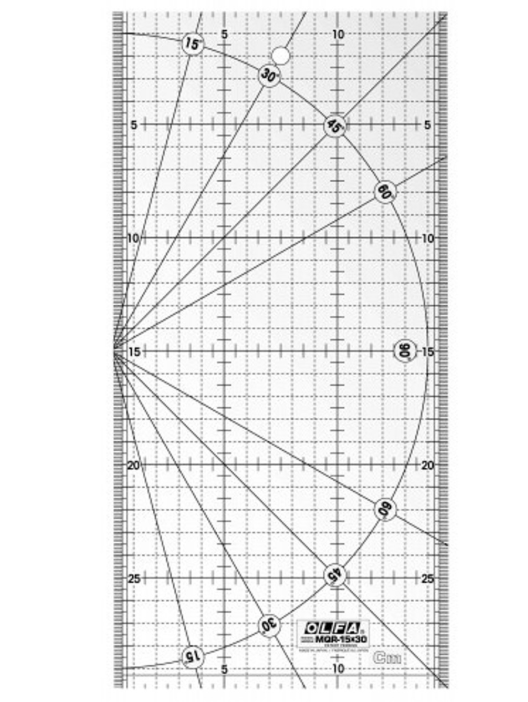 OLFA MQR-15X30 15CM X 30CM QUILT RULER