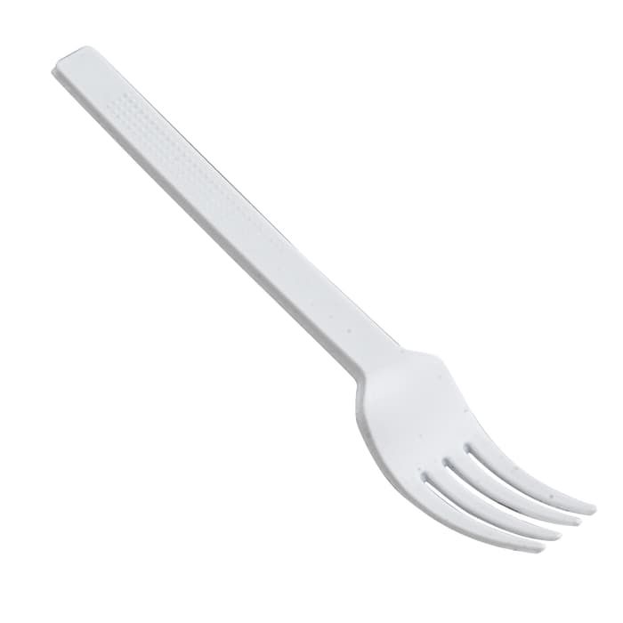 Fork Garpu plastik plastic fork 1 paket = 50unit)