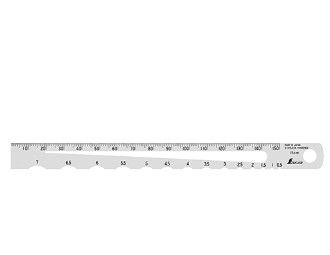 SHINWA STAINLESS STEEL HANDY RADIUS GAUGE