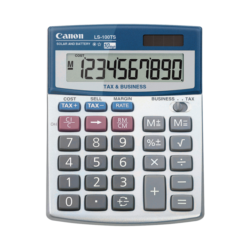CANON LS-100TS DESKTOP CALCULATOR (10-DIGIT)