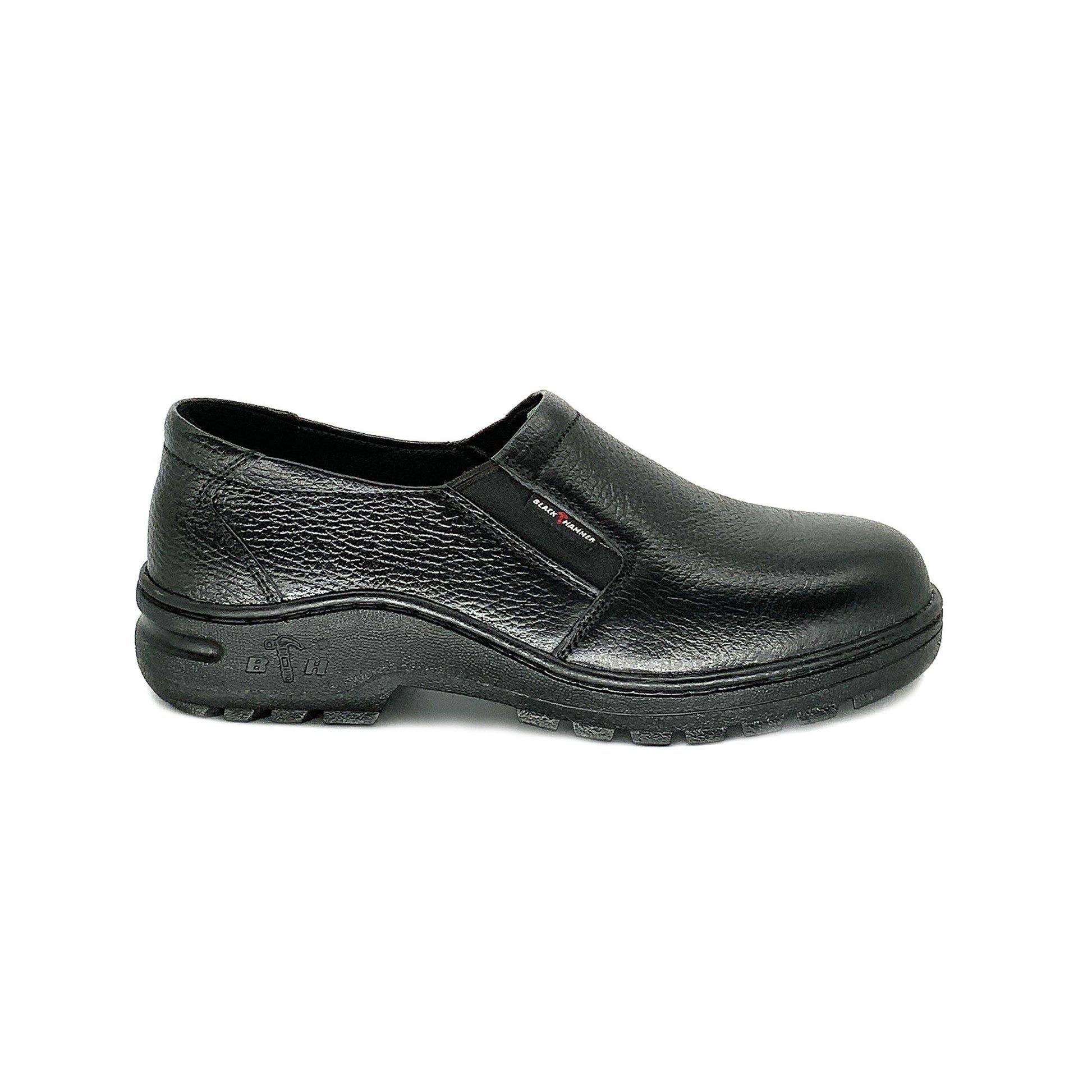 Black Hammer Low-cut Slip Ons - Black (UK 11-12)