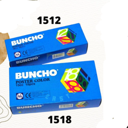 Buncho Poster Colours 1512/ 1518 Poster Colour 1512 PC-B18-KK